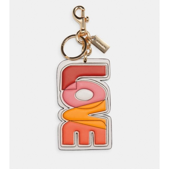 Coach Accessories - 🎉HP🎉Coach "Love" Key Chain/Bag Charm